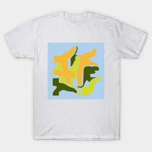 Prehistoric Animals Abstract Artwork T-Shirt